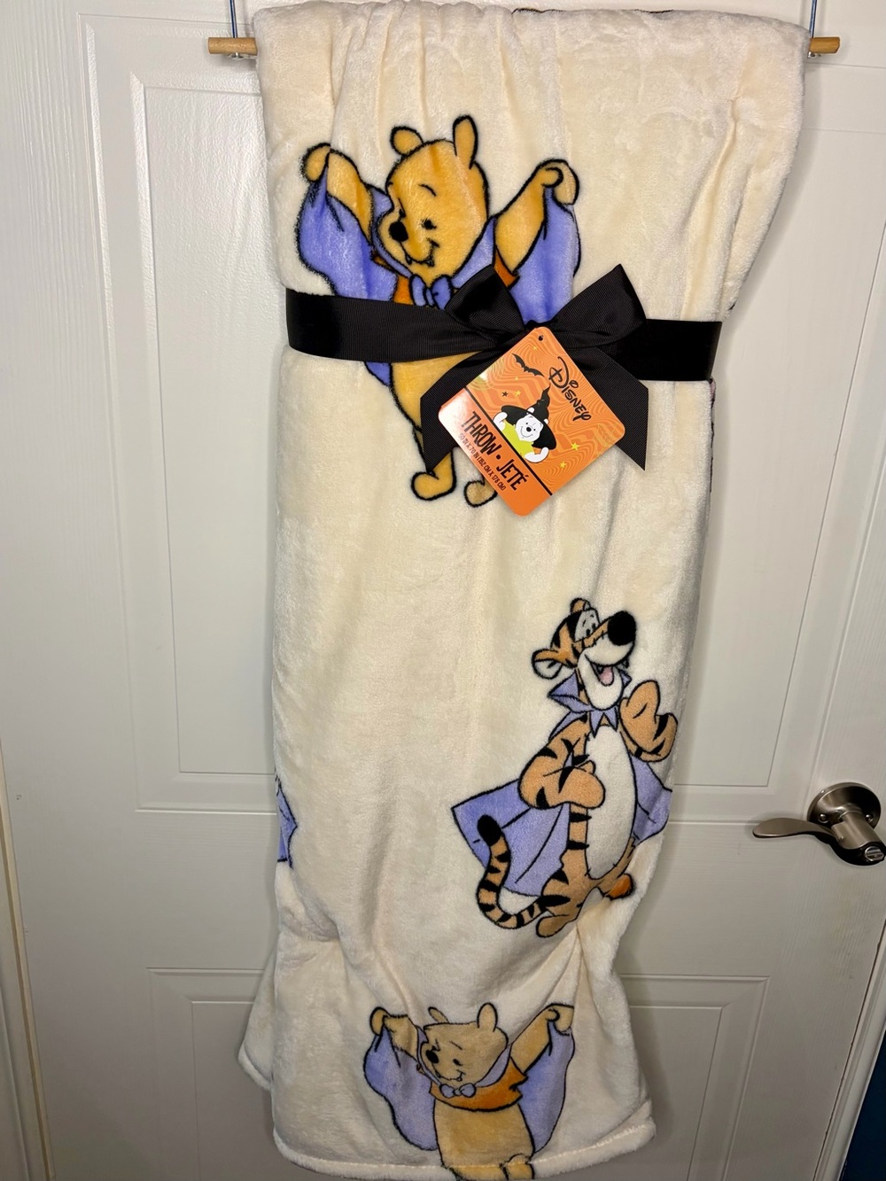 Disney Winnie the Pooh Throw Blanket - Halloween Edition!